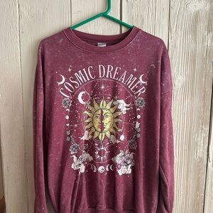 No Boundaries Cosmic Dreamer Graphic Sweatshirt